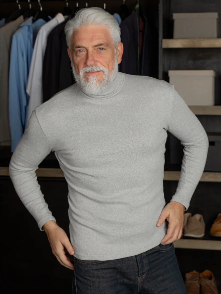 🖤Black Friday Sale:50% OFF🖤 💪Cotton High-necked Thermal T-shirt