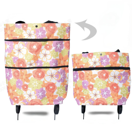 đPromotion du dernier jour : 49 % de rĂ©ductionđ Sac Ă provisions pliable pour chariot â Le sac Ă roulettes qui prĂ©serve votre dos