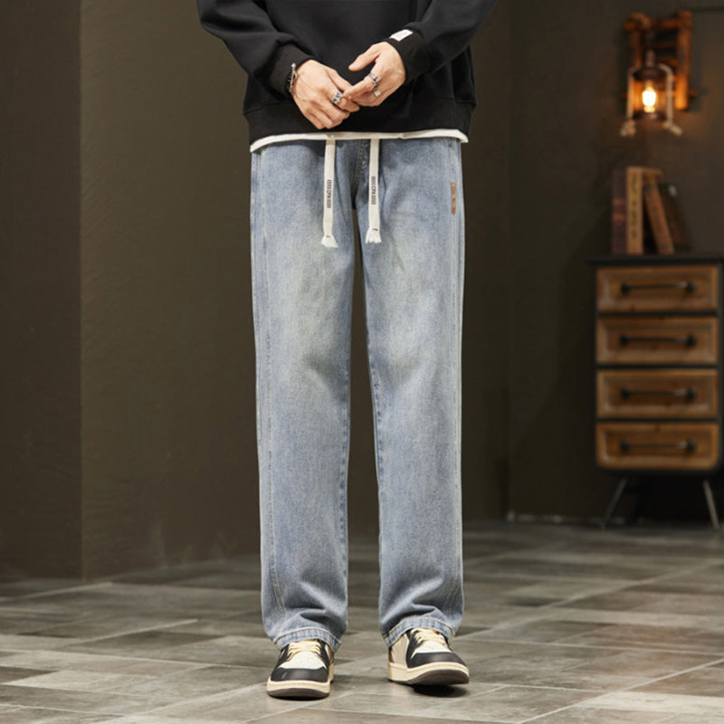 ⏳Time-Limited Special⏰Men's Loose Fit Straight Jeans – Lightweight, Breathable & Versatile – Cool Summer Comfort 🏃♂️