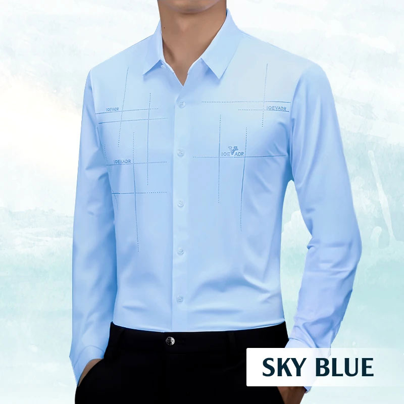 đ„PROMOTION EXCEPTIONNELLE : 50 % DE RĂDUCTIONđ„Chemise extensible respirante en soie glacĂ©e pour homme