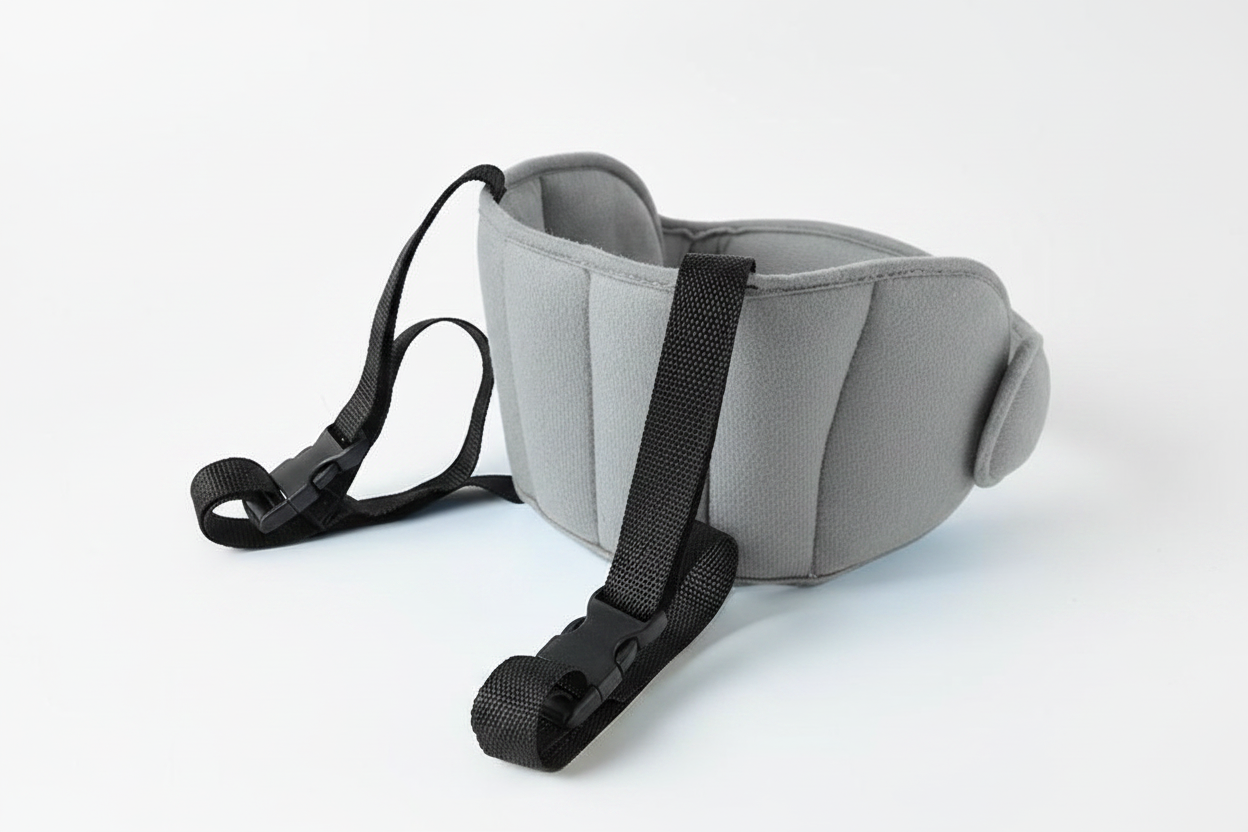 50% OFF NOW! Kids Car Sleeping Head Support Band – Adjustable Toddler Sleep Headrest Pillow, Anti-Droop Child Head Stabilizer for Car Seats, Prevent Neck Soreness During Road Trips