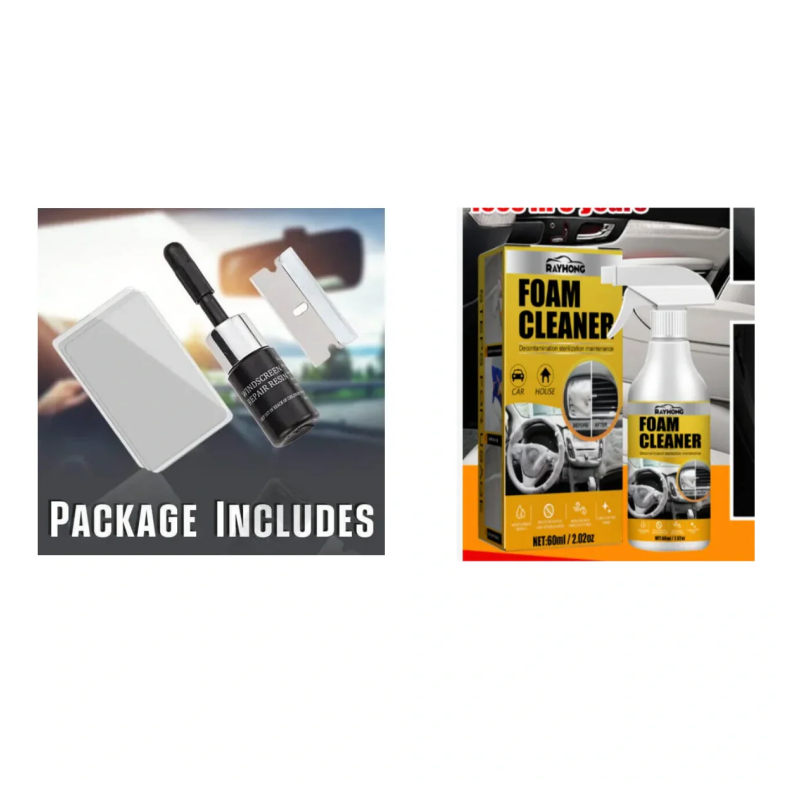 💥See Real Results Faster🚗Cracks Gone Glass Repair Kit