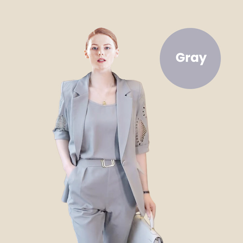 🔥Hot Sales - 49% OFF🔥Women's 3-Piece Casual Blazer Set