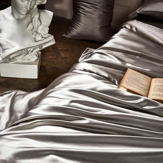 ✅Free Shipping✈️Luxury Pure Mulberry Silk Bedding Four Piece Set