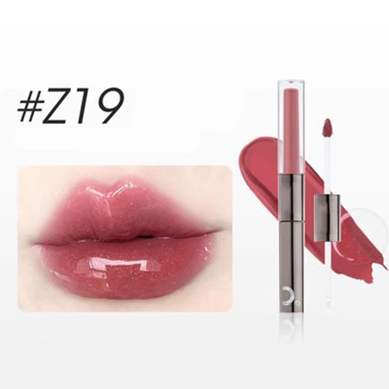 ✨2024 for Best 2 IN 1 Moisturizing Shimmer Waterproof Long Lasting Double Head Lipstick
