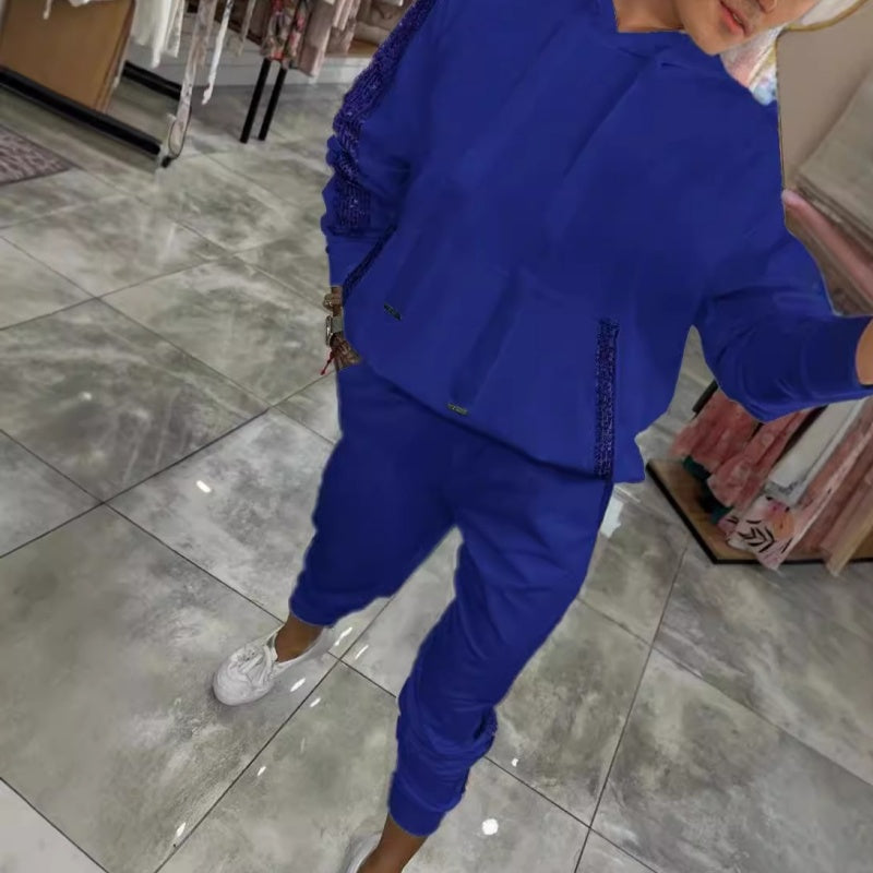 🌷Limited Time 47% OFF💞Women’s Drawstring Hooded Tops & Pants 2-Piece Set