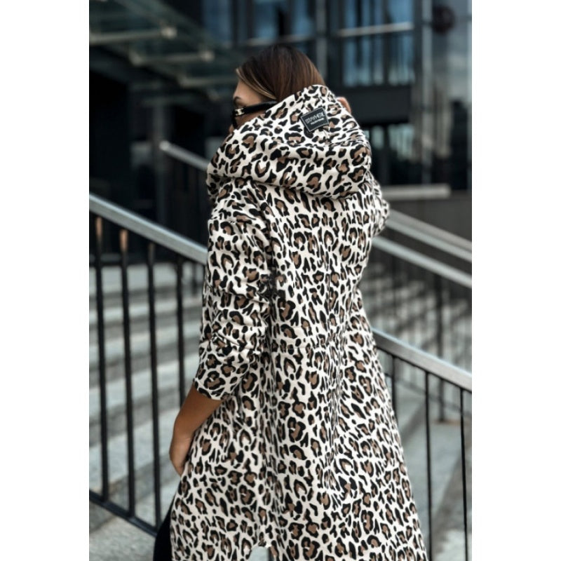 🌷Limited Time 49% OFF💞Women's Trendy Zebra & Leopard Pattern Coat