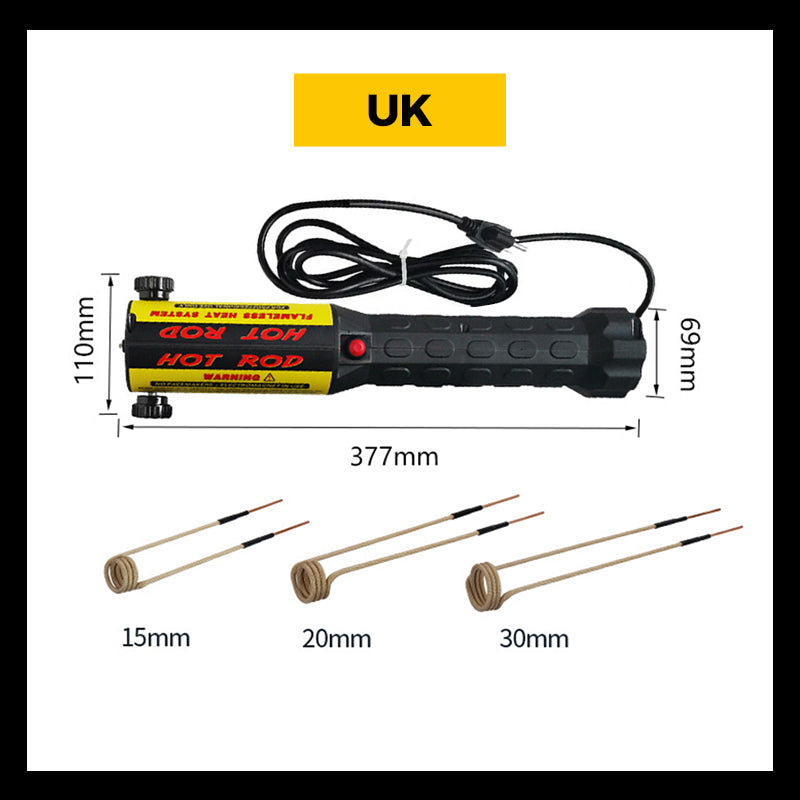 Kit de calentador por inducción magnética - Herramienta de extracción de pernos por calor por inducción de 1100 W