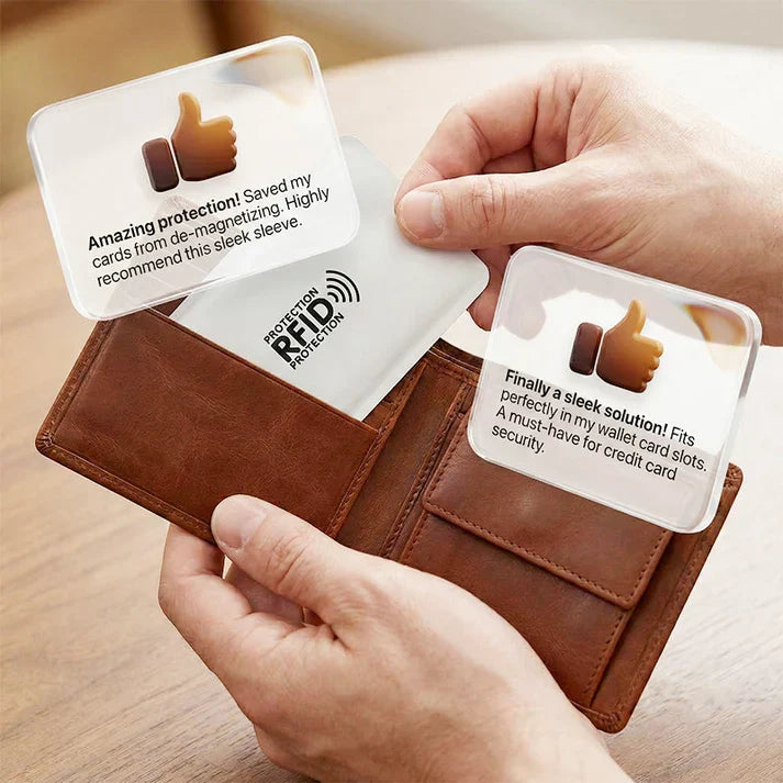✨ RFID Blocking Sleeves for Credit Cards