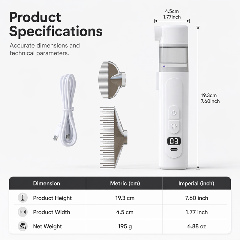 🥳2026 HOT SALE🥳💞50% OFF !!Electric Pet Flea Remover and Detangling Comb