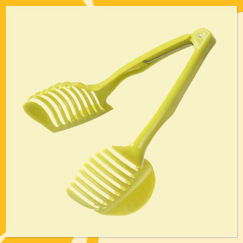 đ50% OFF NOW! Creative Kitchen Slice Cutting Tool, FoodâGrade Aluminum Alloy HandâHeld Slicer, Quick Slicing Holder for Lemon, Tomato, Onion & Soft Fruits Vegetables