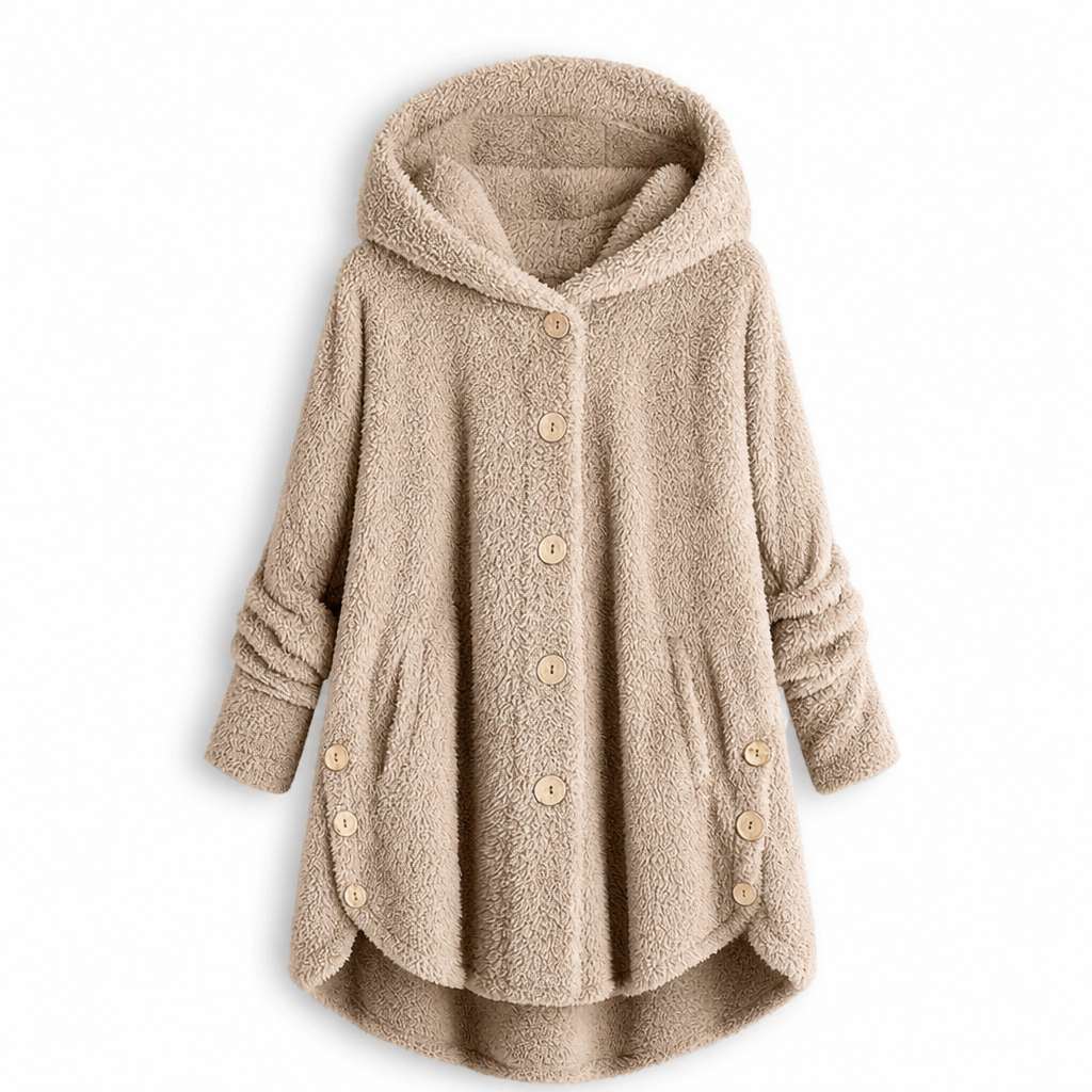 🖤Black Friday Sale:50% OFF🖤🌸Loose Plus-Size, Durable & Versatile🧥 Women's Fleece Hooded Coat