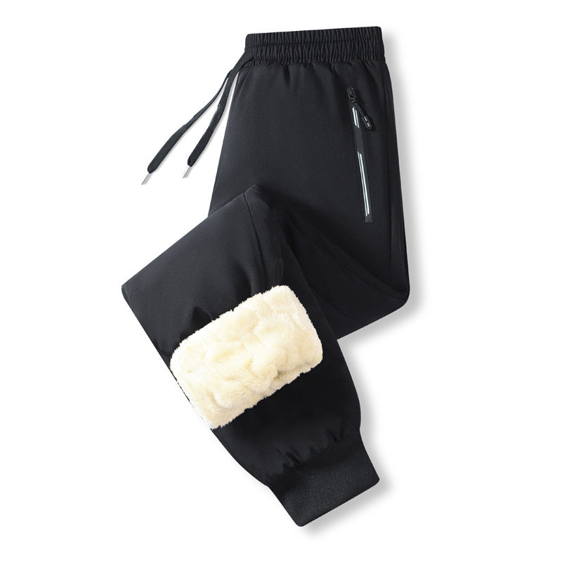 🖤Black Friday Sale:50% OFF🖤 Men's Warm-Lined Waterproof Pants with Drawstring