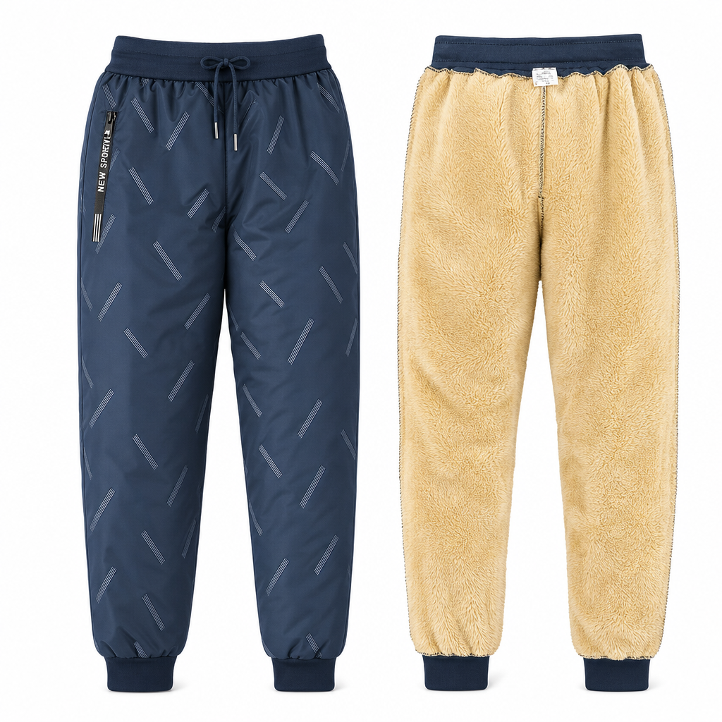💖Black Friday Mega Deal – 50% off!💖 ✨Unisex Relaxed-Fit Sports Pants with Sherpa Lining