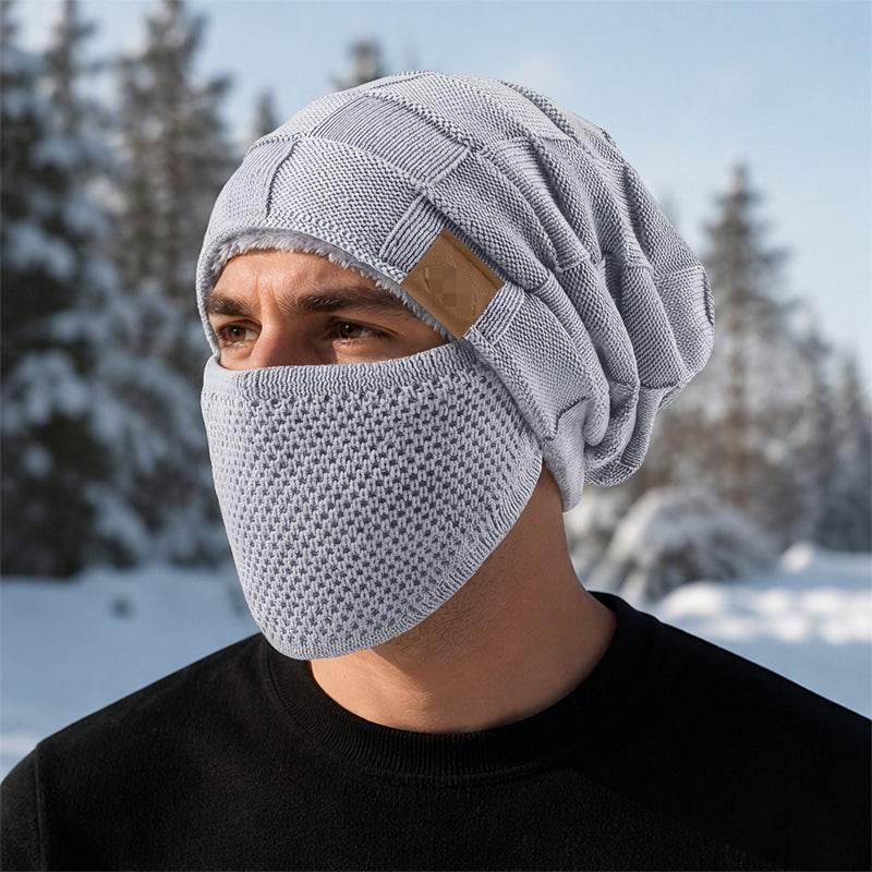 🖤Black Friday Sale:50% OFF🖤 ❄️ Winter Thermal Hat with Integrated Face Mask