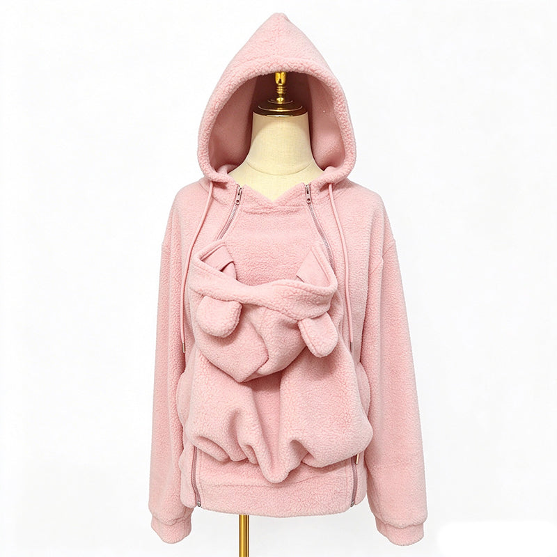 🧸 Cozy Warm Babywearing Hooded Jacket
