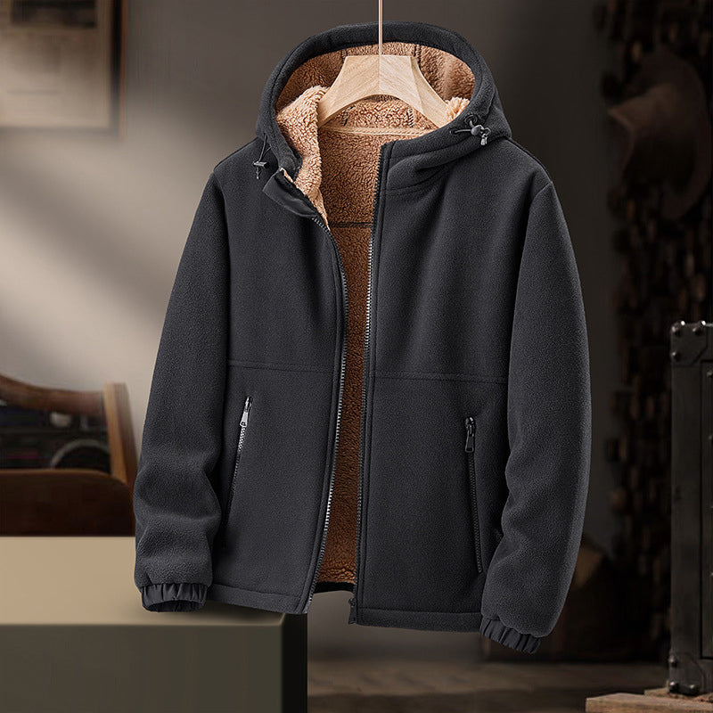 🧥 Toasty Lined Warmth, Cozy Hooded Coverage | Men's Casual Hooded Jacket with Warm Lining