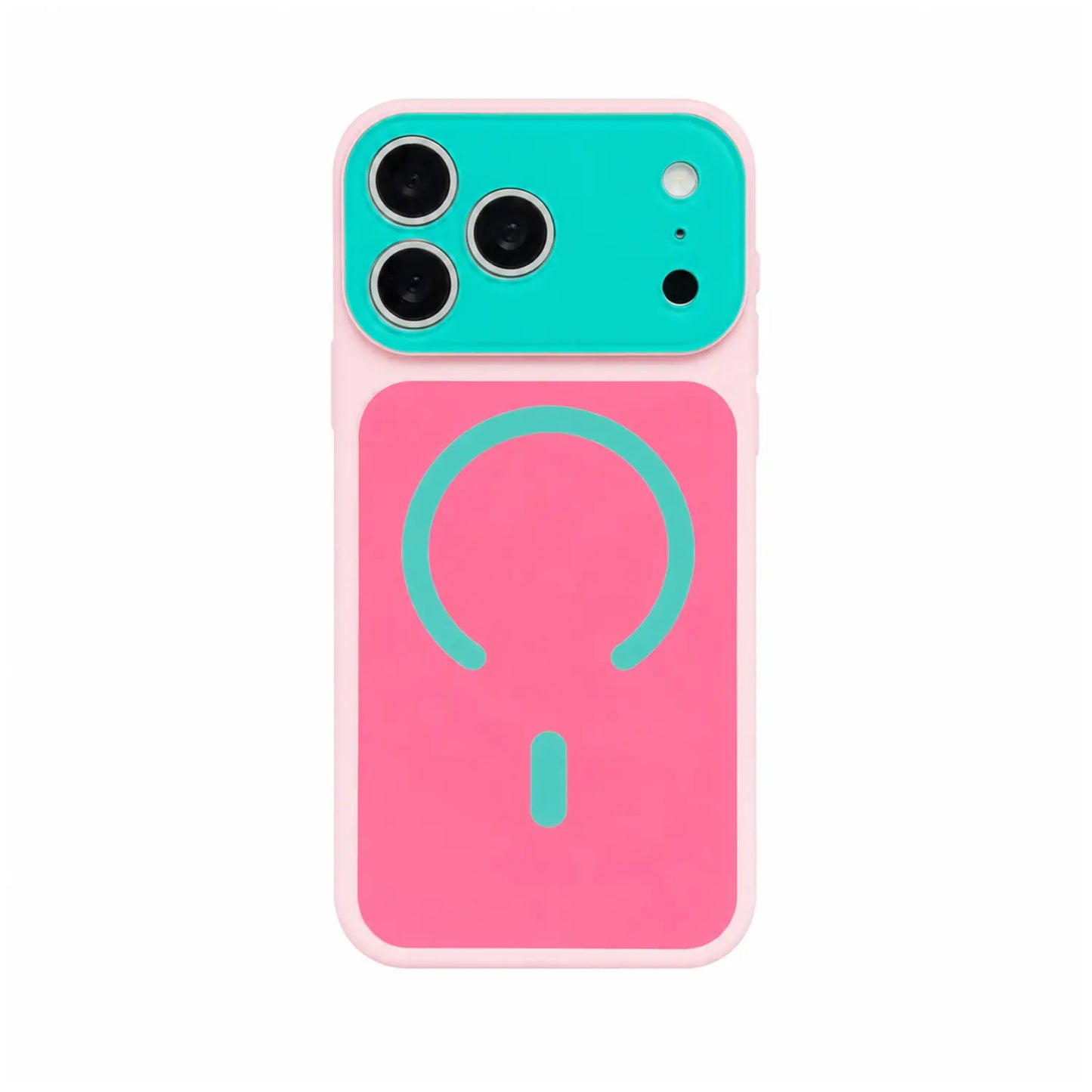 🔥Summer Hot Sale - ONLY ＄14.99!!⚡50K+ SOLD!🌈Dopamine Color Block MagSafe Case – Ultra-Slim Matte Hard PC Cover for iPhone 17 Pro Max