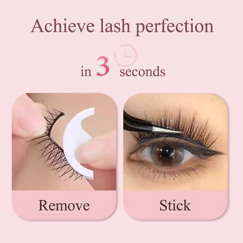 🔥 Buy One Get One Free 🎁  💐Self-Adhesive Reusable Lashes – 3-Sec Application, No Glue Needed.