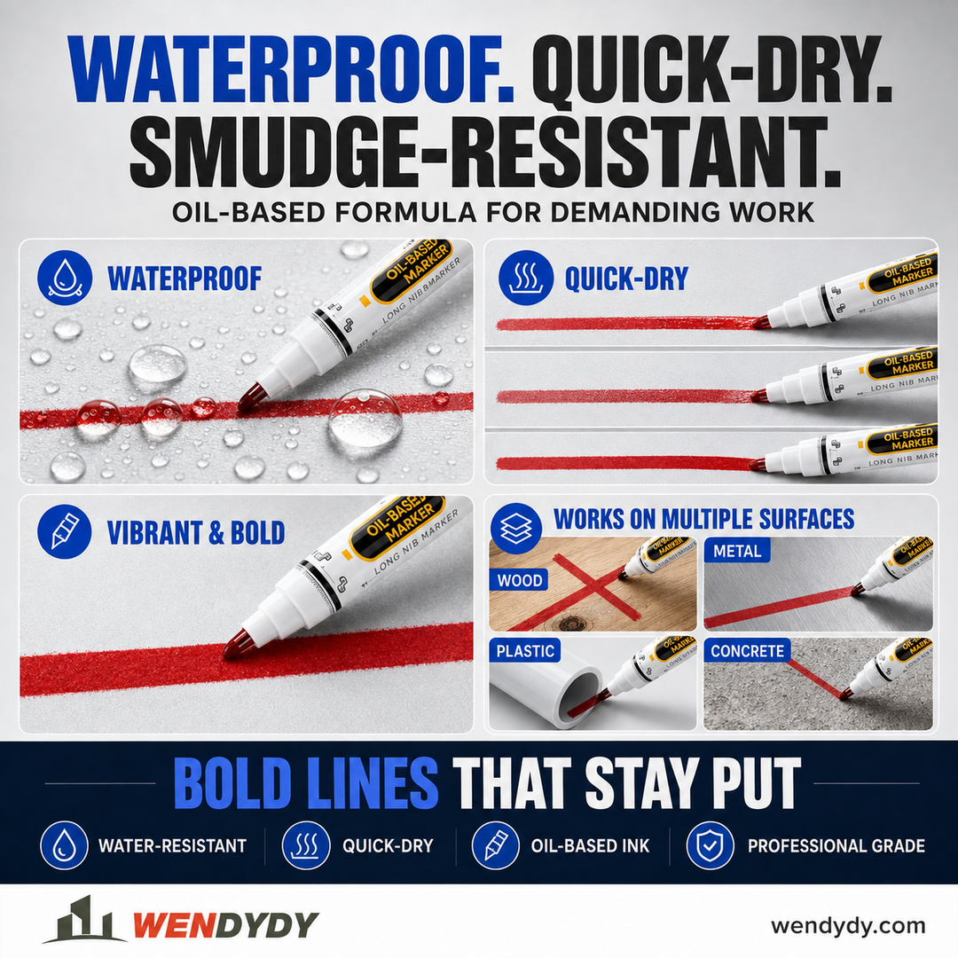 🖊️Precision Tip Quick-Dry Oil-Based Marker Pen