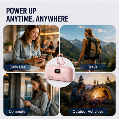 FLASH SALE - ￡9.99!!5000mAh Mini Portable Charger Power Bank for phone