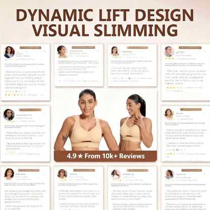 🔥Women’s Beige Wireless Bra, Soft Breathable Non-removable Moulded Cups, Yoga Fitness Sportswear for Gym & Daily Training