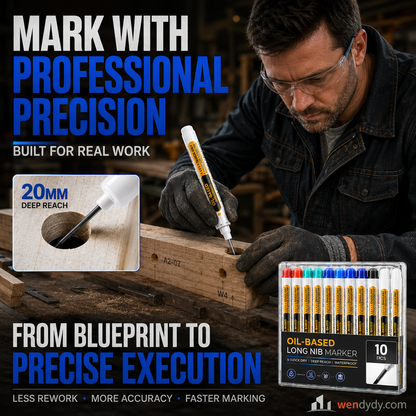 🖊️Precision Tip Quick-Dry Oil-Based Marker Pen