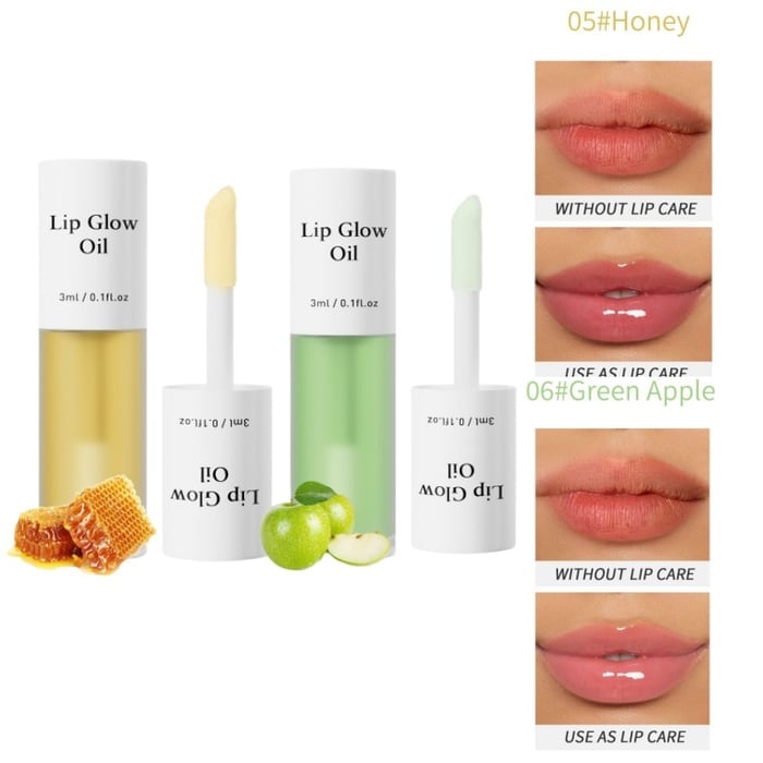 ⏳2026 NEW YEAR BUY MORE SAVE MORE✨ONLY ￡9.99!!!💋Tinted Lip Glow Oil - For Lush, Hydrated Lips with a Natural Glow! 💖