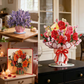 🏆75 000+ SOLGT! 🌼💌 Pop-up-kort med 3D-blomster for alltid – personlig kjærlighetsmelding &  Evig blomstring 🎁