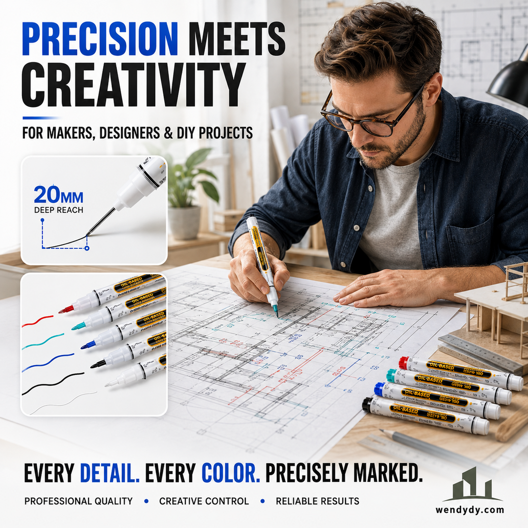 🖊️Precision Tip Quick-Dry Oil-Based Marker Pen