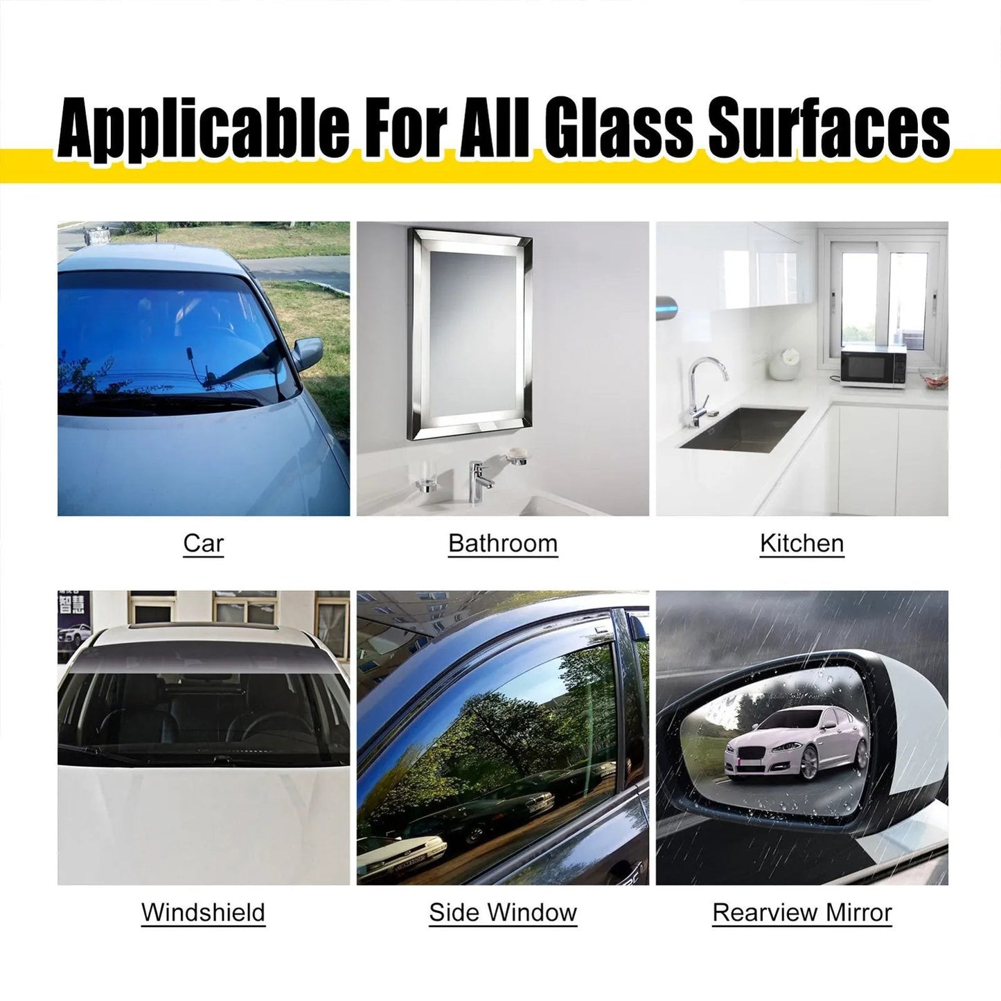 Autoglas oliefilmverwijdering doekjes