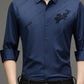 🎁Exquisite Gift💘Men's Velvet Thickened Seamless Flocking Shirt（48% OFF）