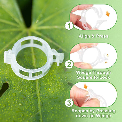 🥳2026 HOT SALE🥳💞50K+ SOLD!✨ 💝Secured Plastic Plant Clips