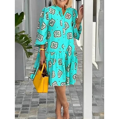 🌷Limited Time 45% OFF💞Women's Casual Dress Floral Summer Dress Print Dress