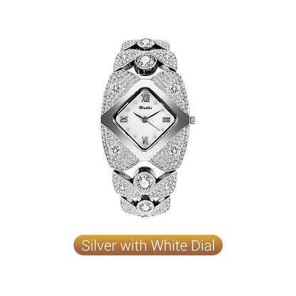 💜Retro Quartz Watch with Sparkling Rhinestones⌚