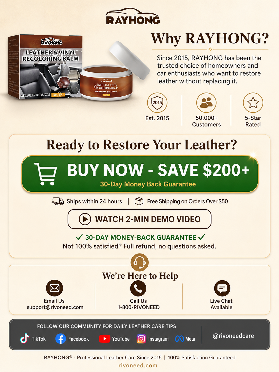 Buy 2 Get 1 Free🏆Leather Repair Paste – Fills scratches & scuffs, restores texture. Available in multiple colours. Save your favourite sofa!