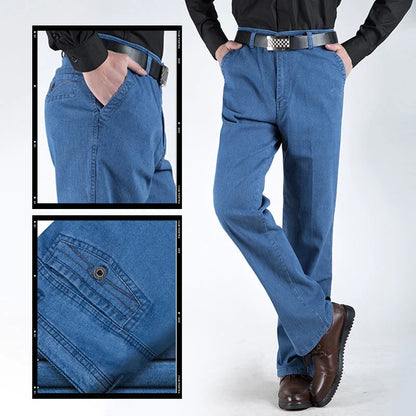 🔥Hot Sales - 47% OFF🔥Men's High Waist Straight Cut Jeans