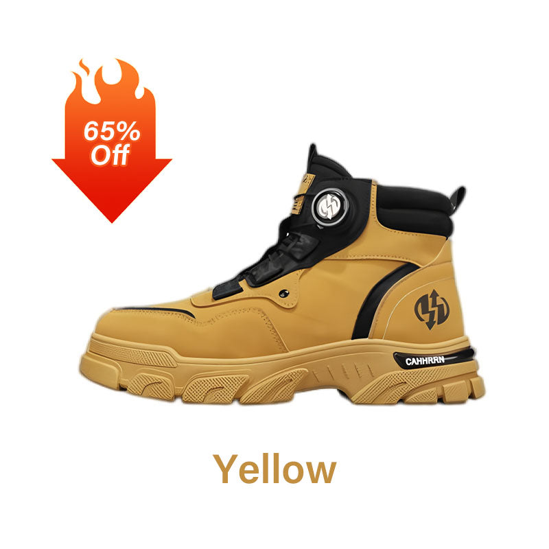 🔥Men's Outdoor Swivel Buckle Work Shoes – Waterproof , Anti-slip , Comfortable , Breathable 🌬️