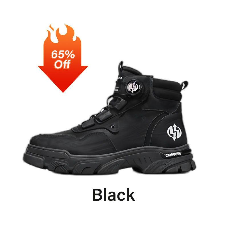 🔥Men's Outdoor Swivel Buckle Work Shoes – Waterproof , Anti-slip , Comfortable , Breathable 🌬️