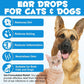 Nettoyant doux pour les oreilles des animaux | Nettoyage sans odeur pour chiens &  Chats🌿