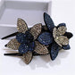 Buy more, get more free🏵️Rhinestone Double Flower Hairpin