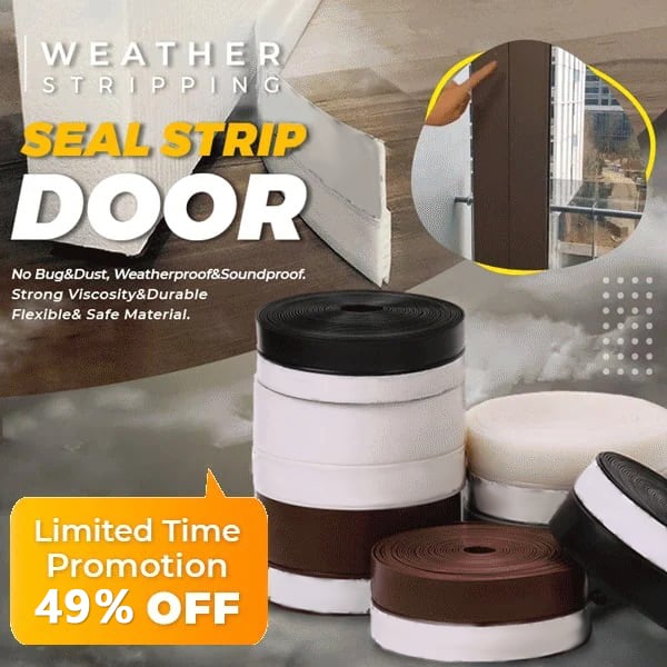 ⏳Time-Limited Special⏰5M Self‑Adhesive Door Seal Strip – Flexible, Multi‑Purpose ✨