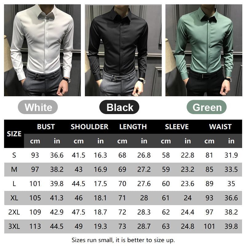🔥2025 HOT SALE🔥Men's Wrinkle-Free Button-Down Shirt