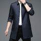 ✨New Arrival✨-Medium-length business style trench coat for men