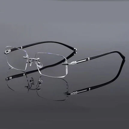 ✨Zafiro de alta dureza ✨Gafas de lectura progresivas antiazules de doble uso para cerca y lejos