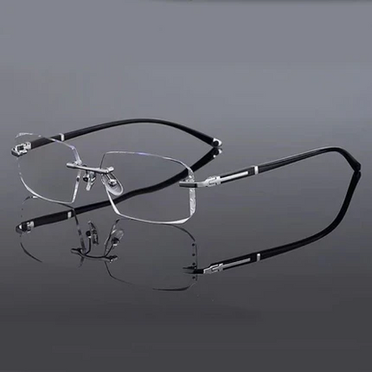 ✨Zafiro de alta dureza ✨Gafas de lectura progresivas antiazules de doble uso para cerca y lejos