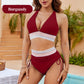 🔥Summer Sale 50% OFF💥High Waisted Tummy Control Color Block Bikini Sets👙 | Flattering & Stylish for Summer Confidence