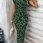 🥳2026 HOT SALE 50% OFF! 🥳💞50K+ SOLD!🌸Women's Knot Bodycon Dress – Leopard print, tummy-flattering knot. Comfy & chic for parties or date nights. Feel gorgeous. ✨🌹