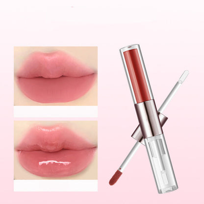 💋✨Perfect Twin Lip — Dual-Ended Liquid Lipstick with Velvet Matte Color and Glossy Shine