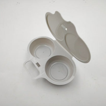 🥳2026 HOT SALE🥳💞50K+ SOLD! 🥗🎁 50% OFF! Microwave Egg Poacher——Dual‑cavity, non‑stick & easy clean. Healthier than frying – stock up & save! 🏠✅